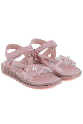 W-508 Şeffaf Cırtlı Simli Kız Çocuk Sandalet 2 Renk 267800000562
