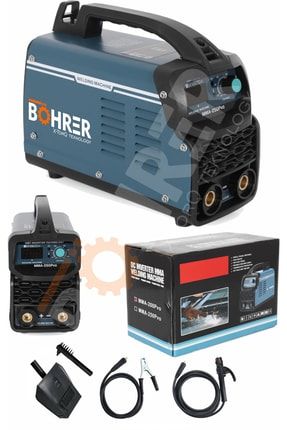 Pro Böhr Blue Mma 200 Amper Güçlendirilmiş Yeni Nesil Dijital Göstergeli Inverter Kaynak Makinesi BH200S