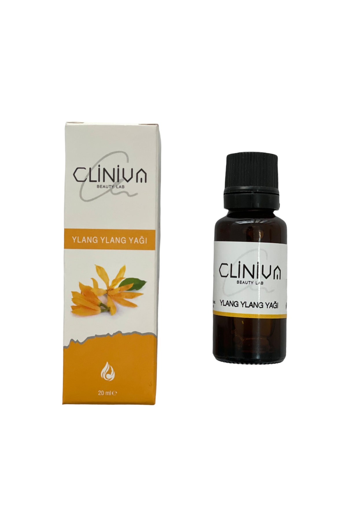 Cliniva Ylang Ylang Yağı %100 Doğal Uçucu Yağ 20ml