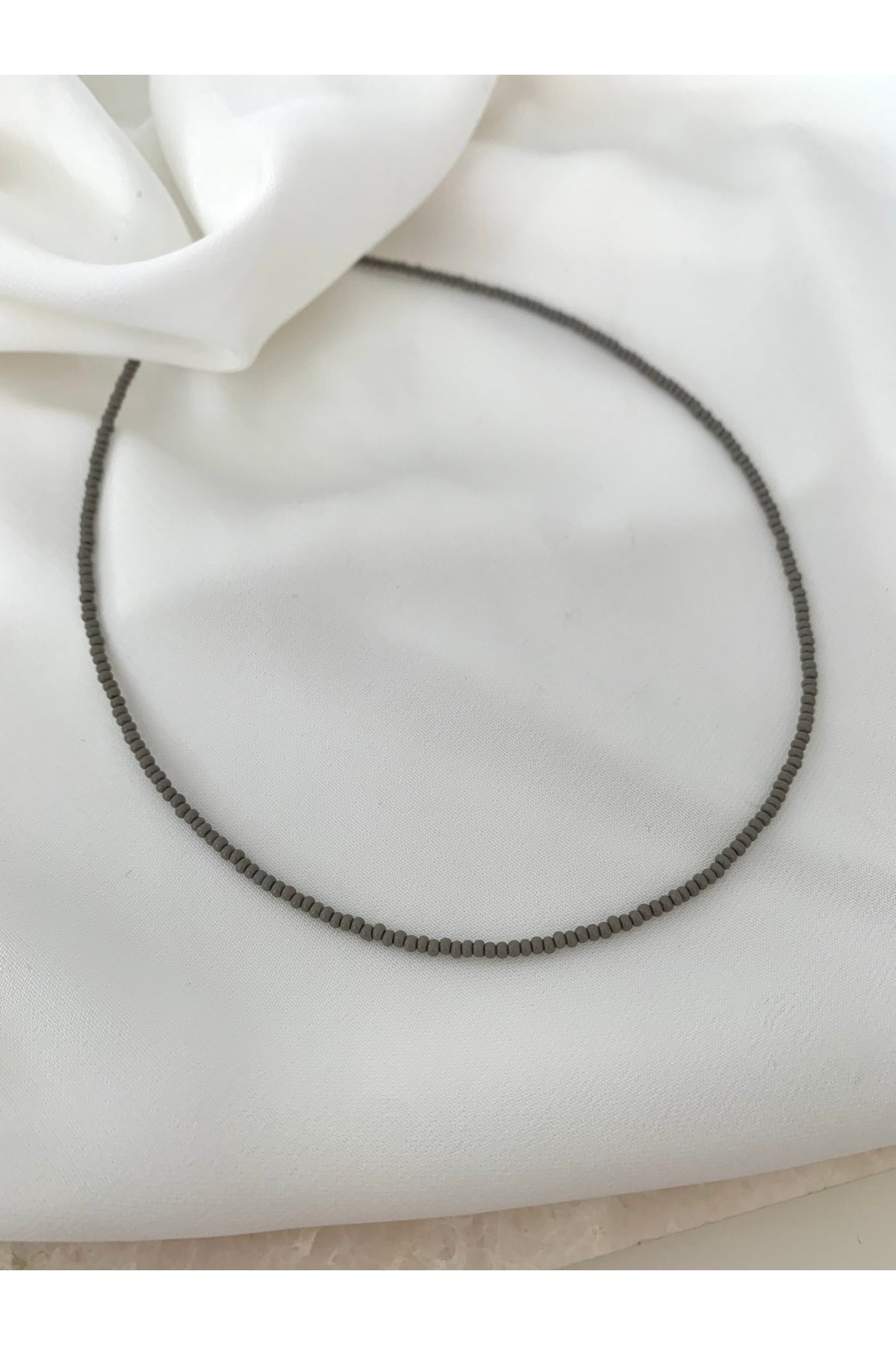 Grey Bead Necklace