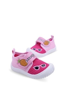 03270 Kız Bebek Günlük Cırtlı Panduf Ayakkabı MK1862