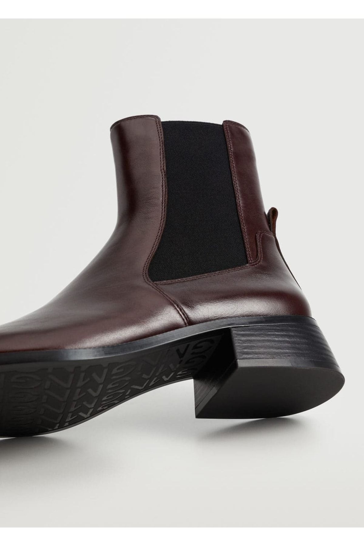 MANGO Ankle Boots Burgundy Trendyol