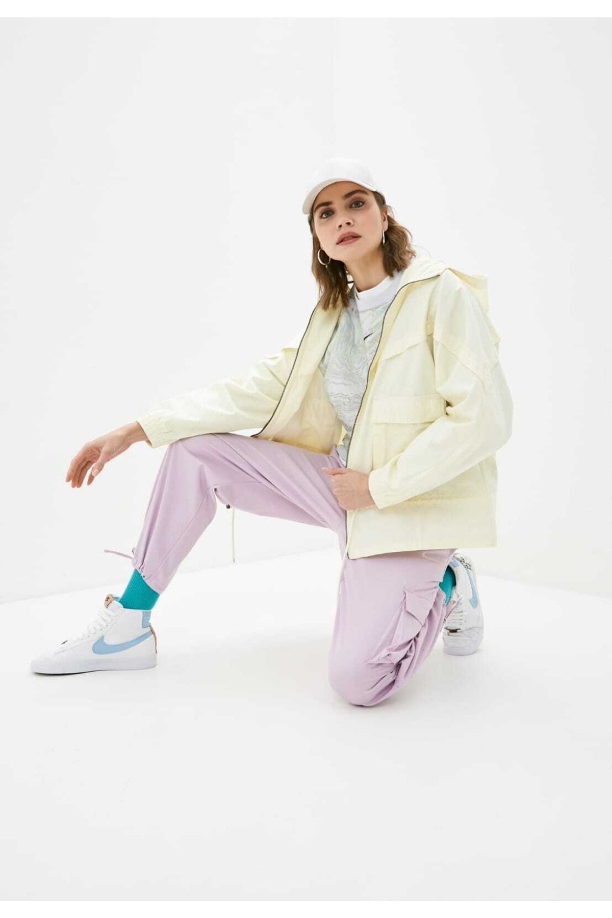Nike Sportswear Icon Clash Windrunner Canvas Kad n Ceket ower