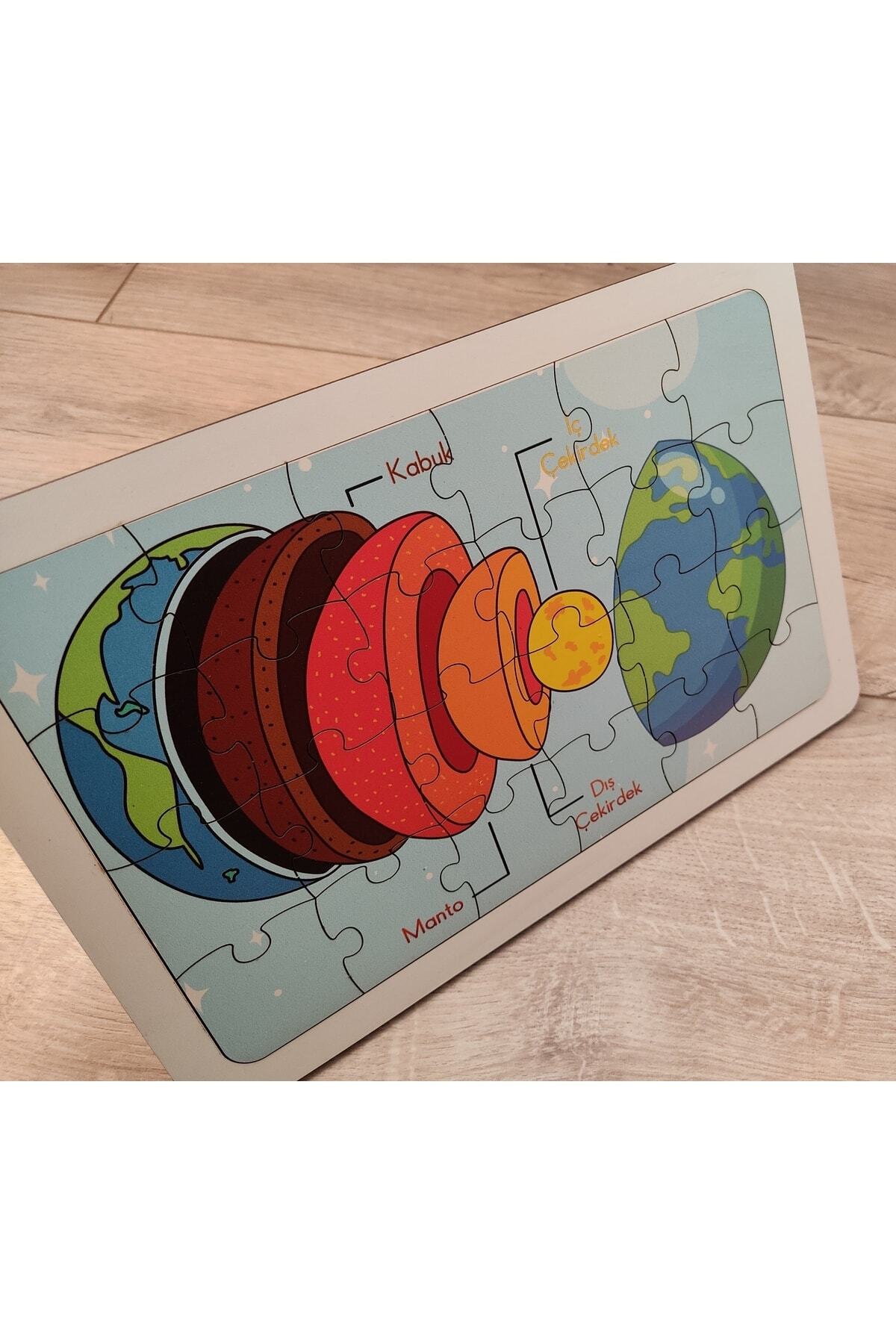 پازل ۲۴ تکه ساختار جهان رنگارنگ، ابعاد ۲۹ × ۱۹ سانتی‌متر