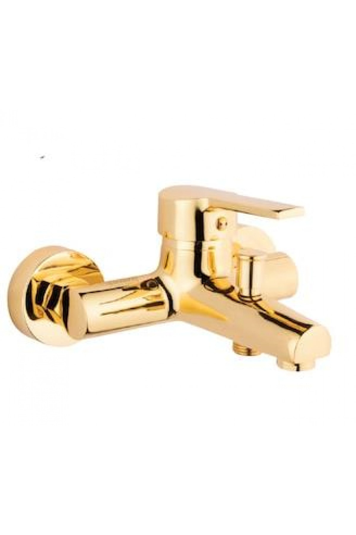 Gold Bath Mixer Brass Body