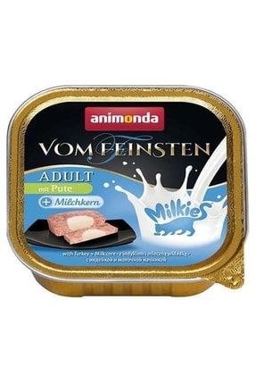 Vom Feinsten Hindi+süt Yetişkin Kedi Konservesi 6x100 Gr 1270000564607