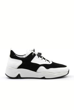 Erkek Siyah Beyaz Spor Ayakkabı Gs10008 GS10008BS