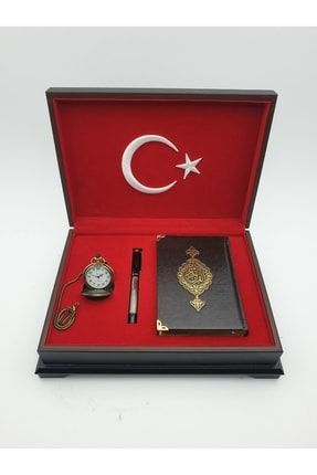 Türkiye Bayraklı Sandık (kur'an-ı Kerim Kalem Saat) DS-0409