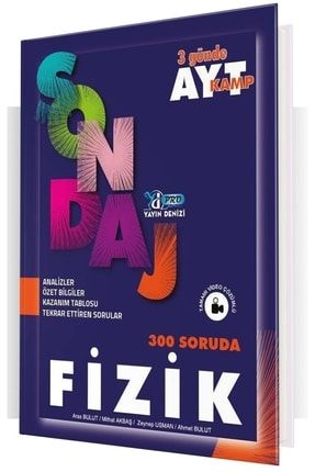 Yayın Denizi Ayt Fizik Pro 300 Soruda Sondaj Kamp Kitapnoktası-Mağazası-yayındenizi.006