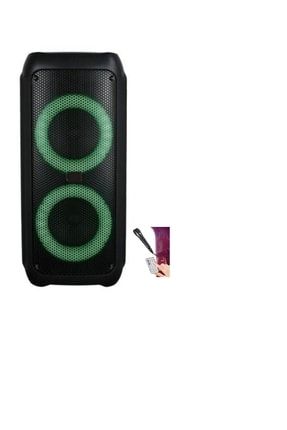 Taşınabilir Bluetooth Hoparlör Extra Bass Djkabinli Karaoke Ses Sistemi Süper Bass Ses Mikrofon+kumanda