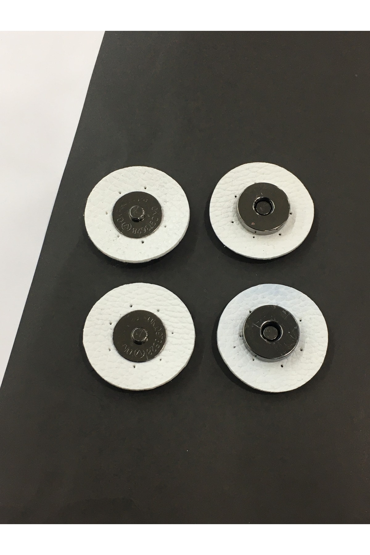 Leather Bag Set of 2 with Snap Magnet