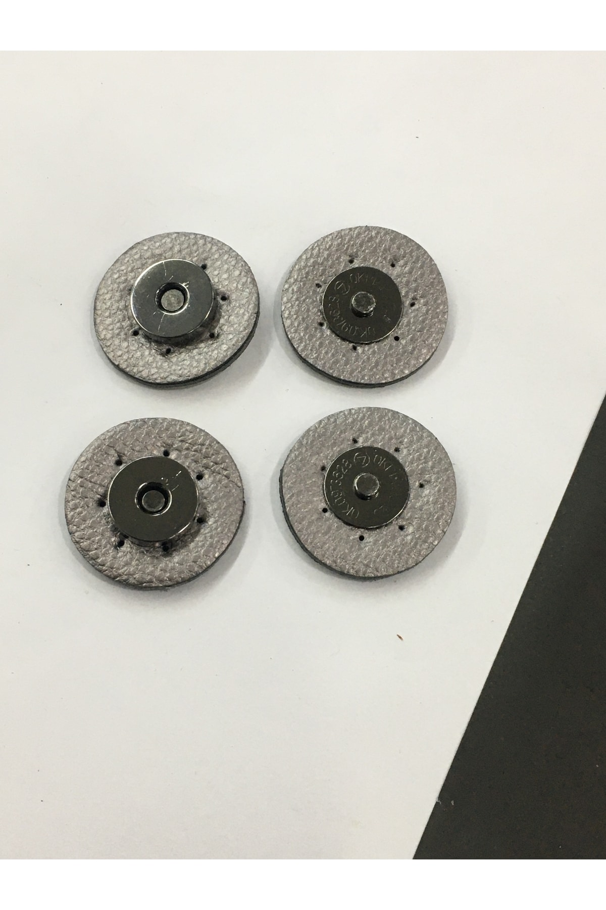 Leather Bag Set of 2 with Snap Magnet