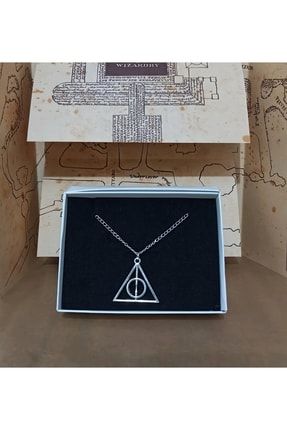 Harry Potter Ölüm Yadigarları Gümüş Kolye Hrrypttr