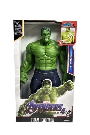 Yenilmezler Hulk Yeşil Adam Işıklı Sesli Aksiyon Figür Oyuncak 30 Cm hulk