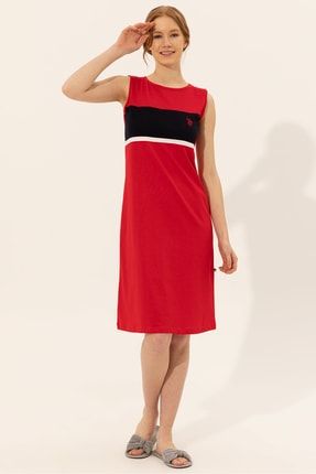 Kırmızı Kadın Elbise 16697