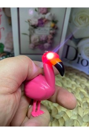 Anahtarlık Işıklı Ve Sesli Flamingo Modeli Flasarp