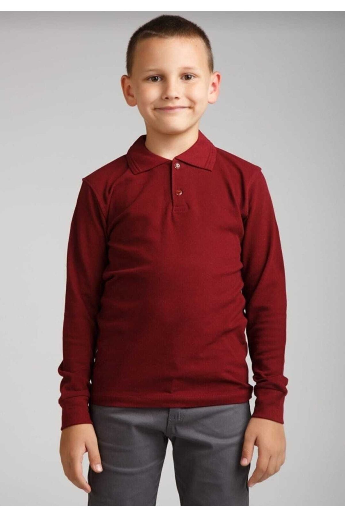 Boys maroon polo online