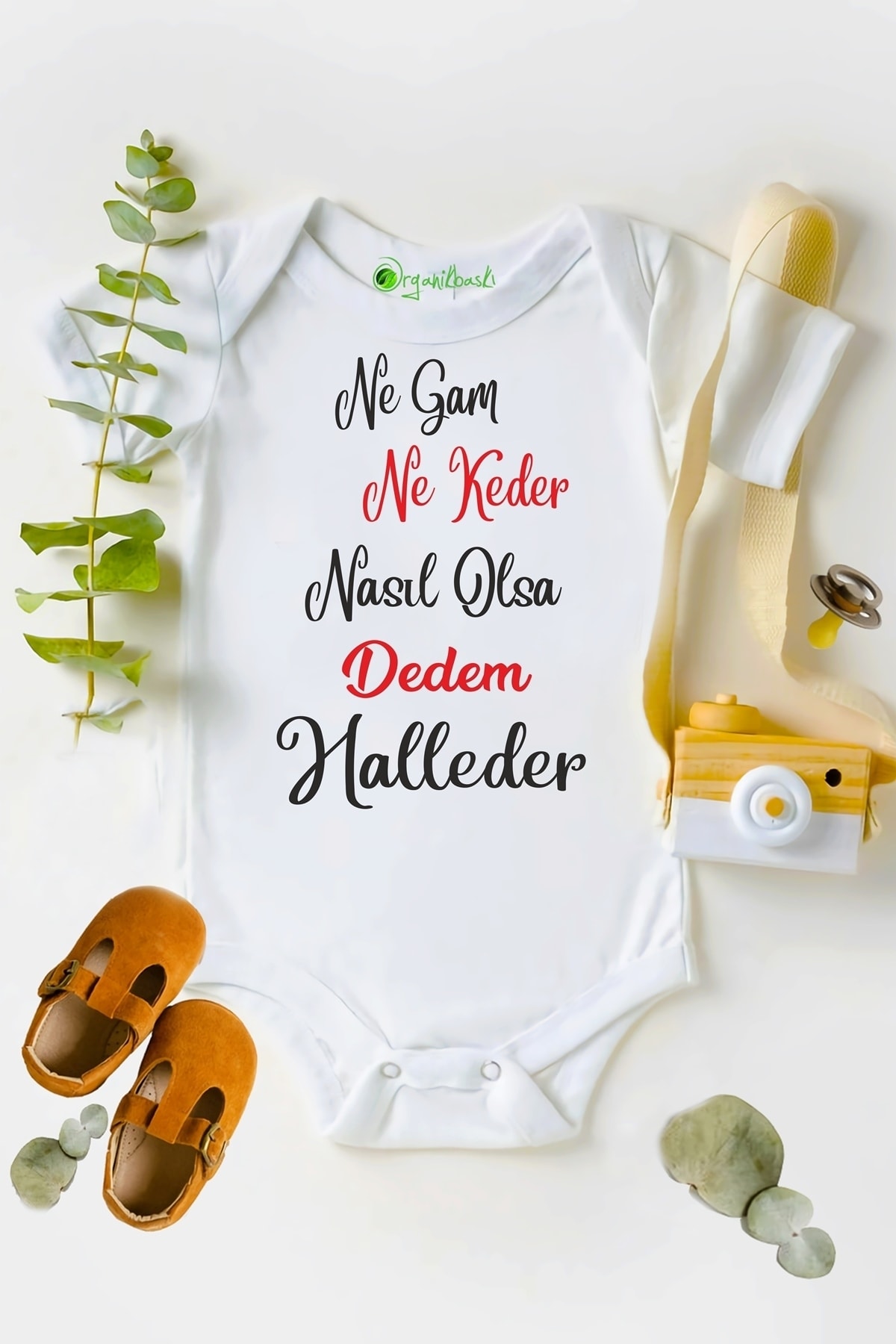 بادی نوزادی پسرانه – دخترانه سفید Baby&Baby | ORGNKSHALLEDER اورجینال - تصویر 2