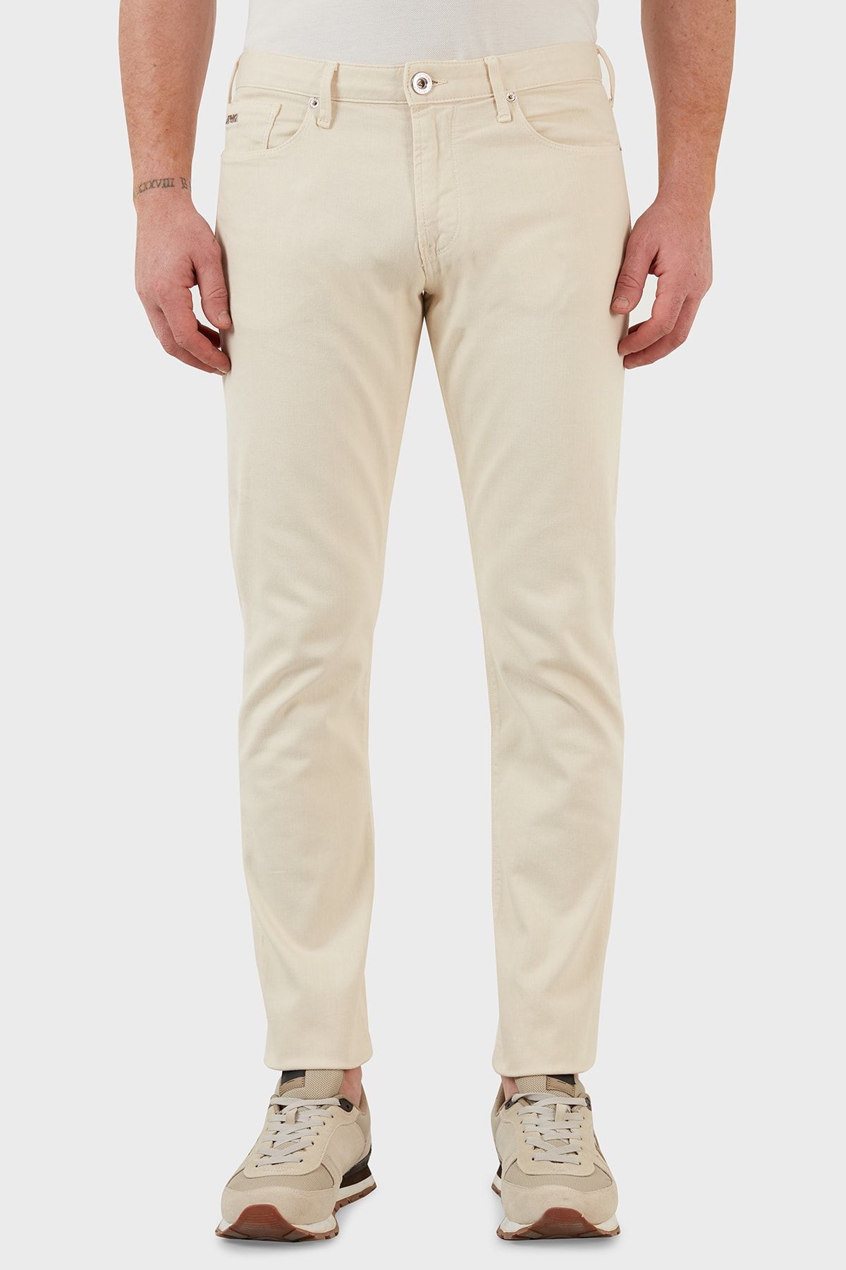 Armani jeans beige top