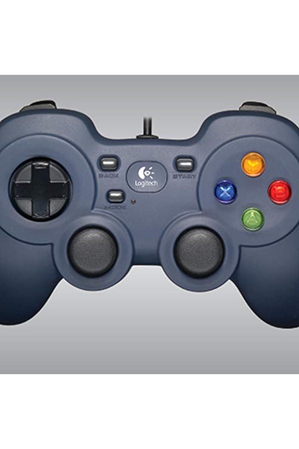 F310 Kablolu Gamepad, Özel 4 Düğmeli Hassas D-pad, 1,8 M Kablo Uzunluğu, Lacivert 3