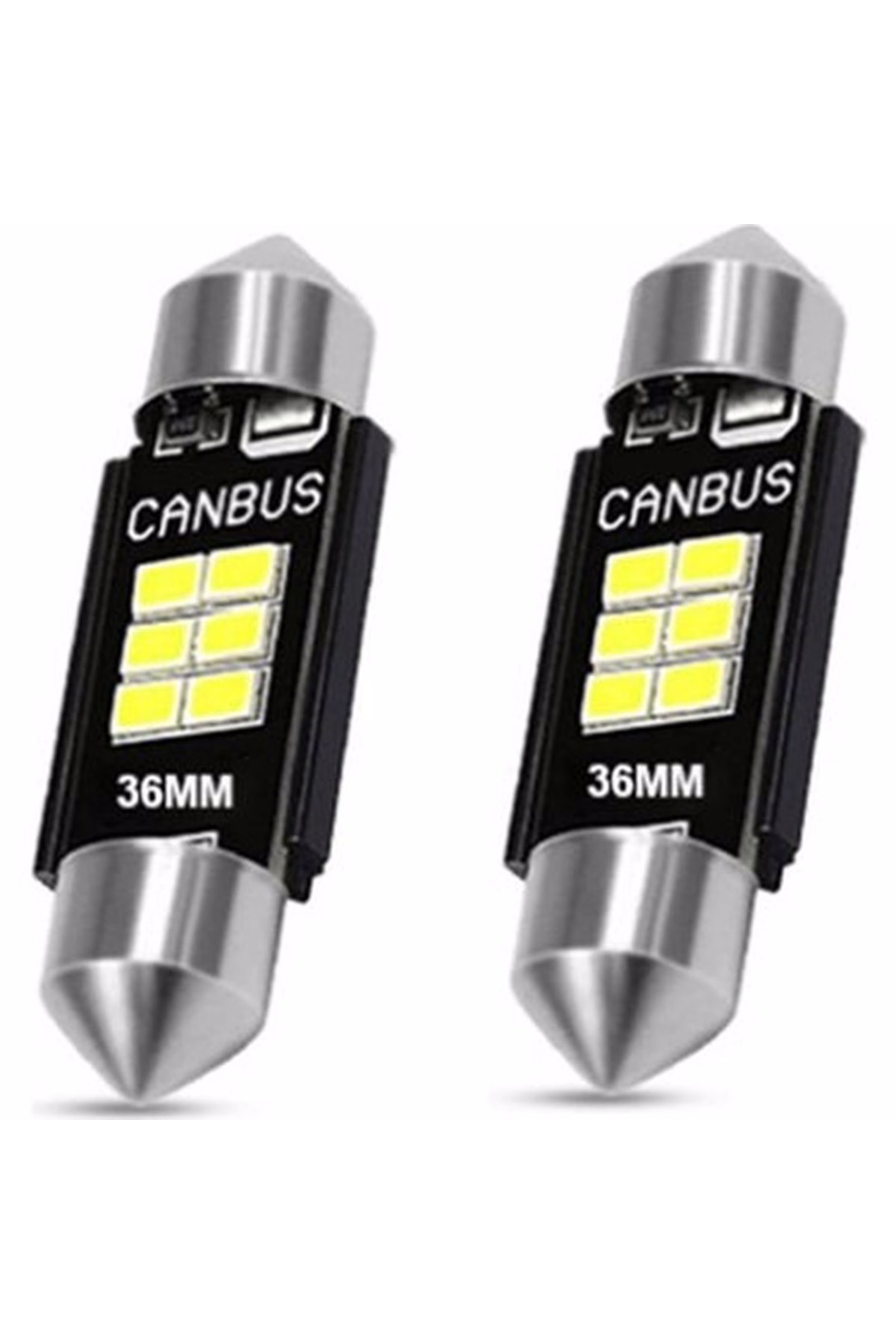 ERAKS CAR ACCESORIES 36 Mm Canbus Sofit Led Ampul Süper Beyaz 6 Smd Parlak Beyaz, Plaka, Bagaj, Tavan Aydınlatma,