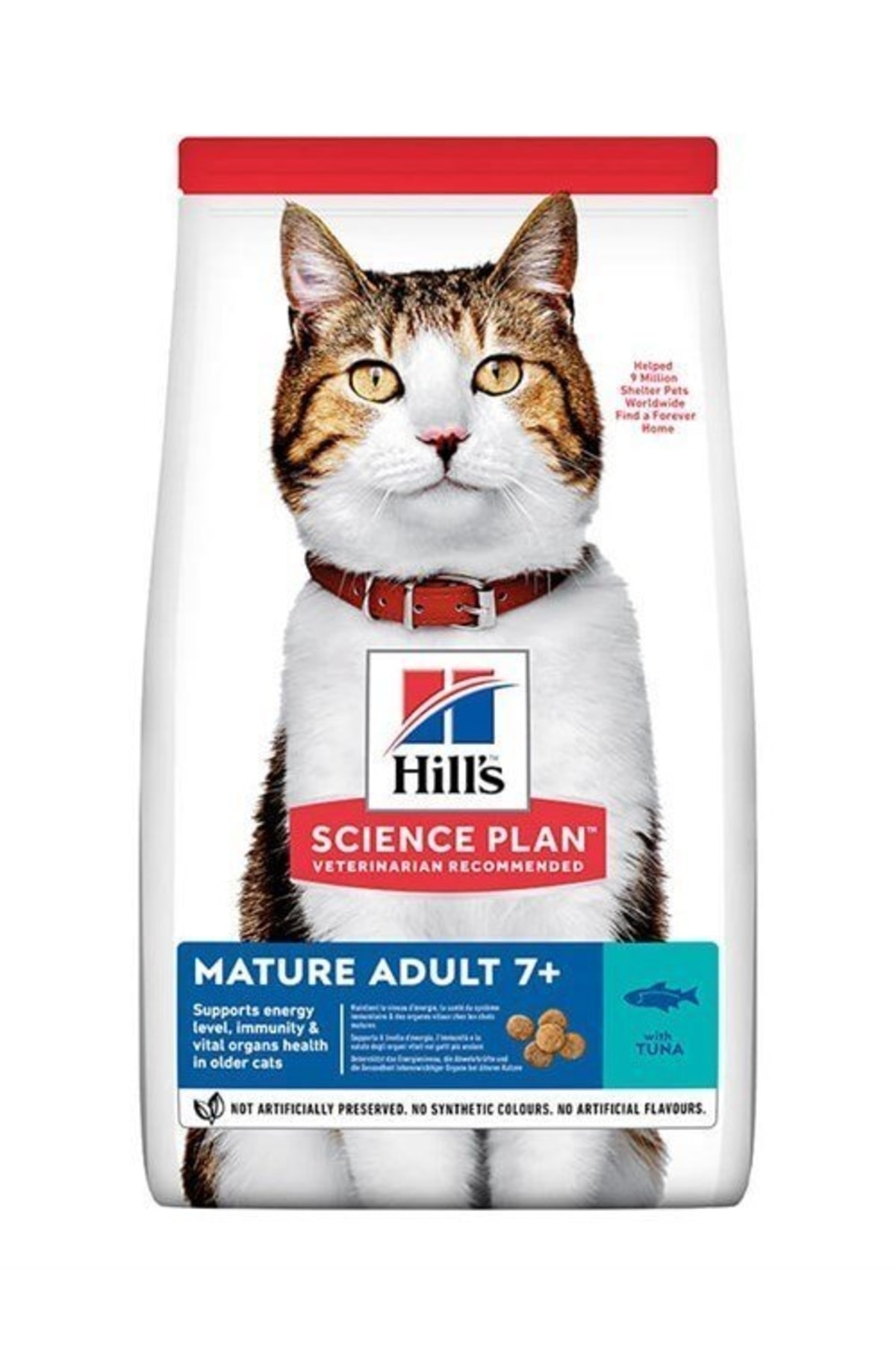 Hills Science Plan Mature +7 Ton Balıklı Yaşlı Kedi Maması 1.5 Kg