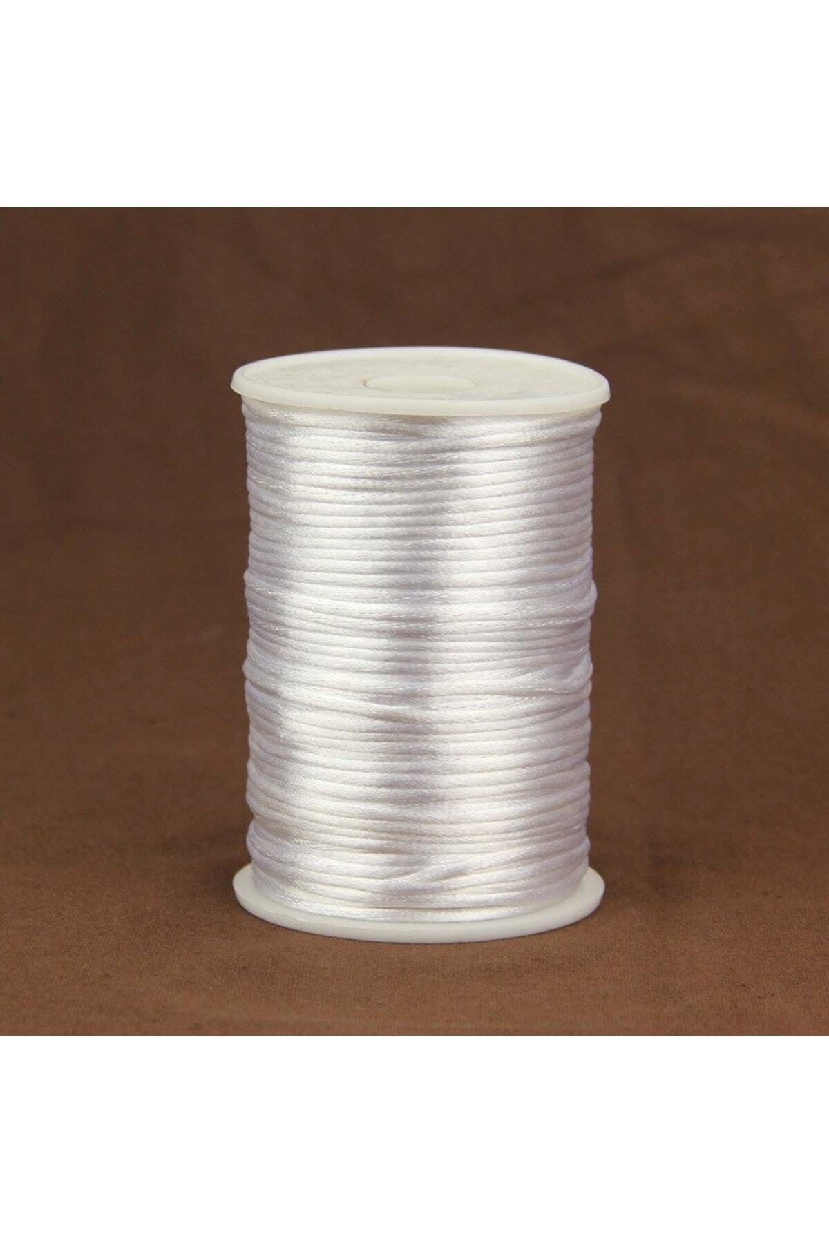White Satin Yarn is 10 Meters Price – Embroidery Rope, Stylish Design, Women's Accessory