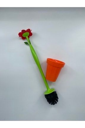 Çiçek Desenli Klozet Fırçası 43215