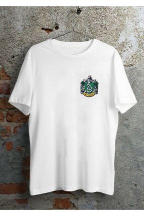 Harry Potter Slytherin Logo Baskılı Unisex Regular T-shirt HPSLYLOGO