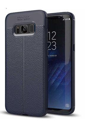 Samsung Galaxy S8 Deri Desenli El Izi Yapmayan Irma Premium Silikon Kılıf GalaxyS8SüperNiss