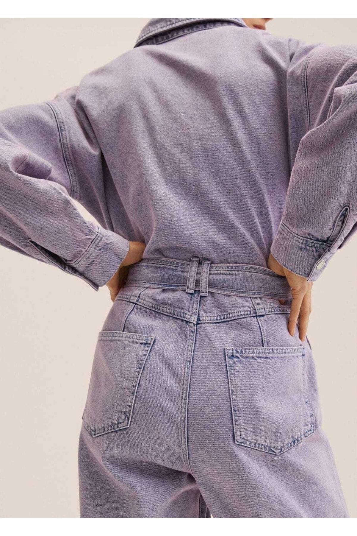 Mango jumpsuit pink top