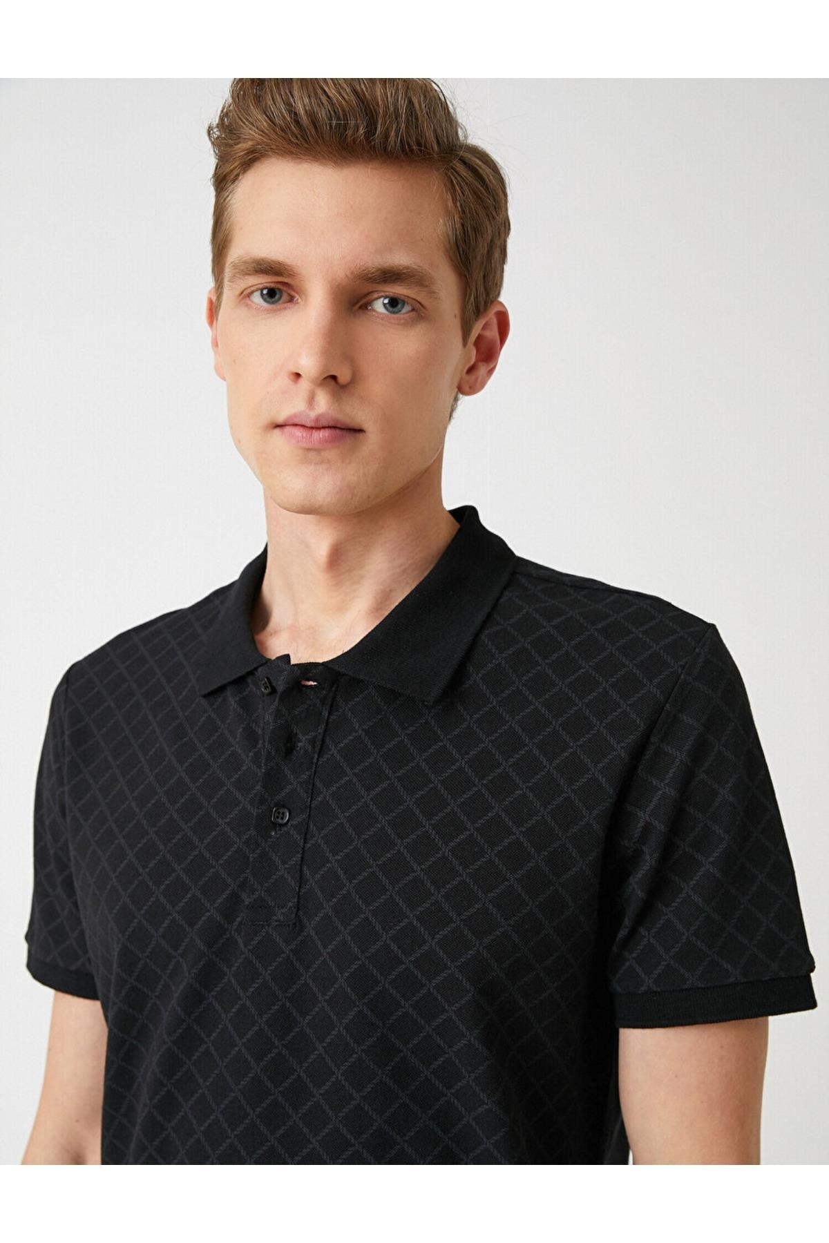 تیشرت مردانه مشکی کوتون | 22YY59002971 اورجینال - تصویر 2