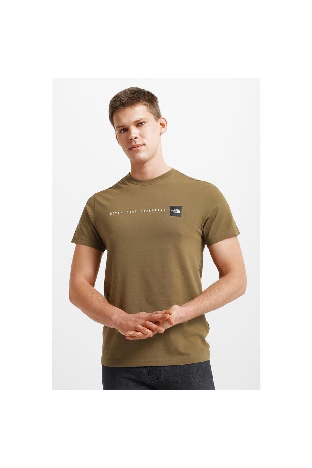 تی شرت مردانه یقه گرد آستین کوتاه نورث فیس North Face (برند آمریکا)