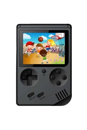 Retro 8 Bit Mini Taşınabilir Oyun Konsolu Tv Çıkışlı Siyah K375.003