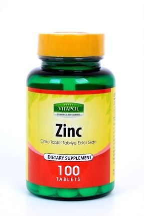 Çinko Sülfat 15 mg 100 Tablet Zınc ZNC100