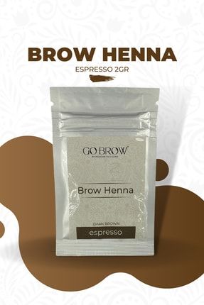Go Brow Henna Kaş Kınası Espresso 2gr gobrow2gr