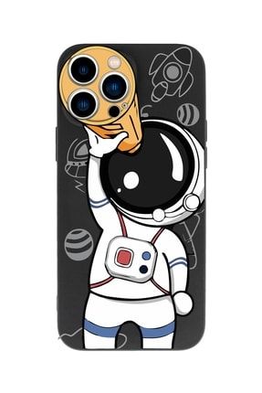 Iphone 13 Pro Max Dürbünlü Astronot Desenli Lansman Telefon Kılıfı EADASTRONOTİPH13PROMAX