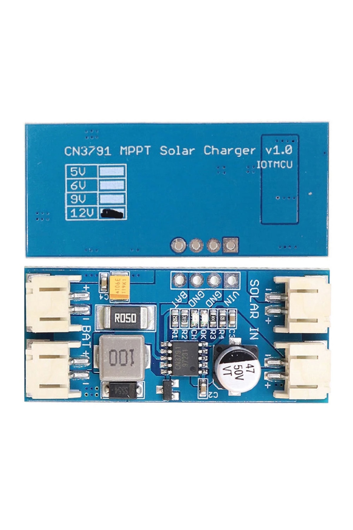 12v Solar Panel Ile 1s 3.7v Lityum Pil Mppt Şarj Kartı Cn3791 Akü 4