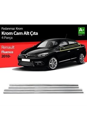 Renault Fluence Krom Cam Çıtası 4 Prç. 2010 Ve Üzeri P. Çelik 250818