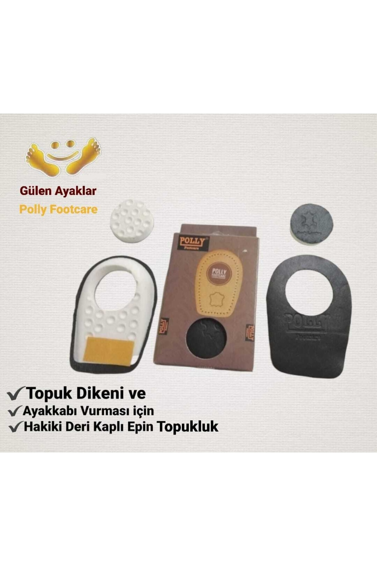 Hakiki Deri Kaplı Topuk Dikeni Ve Ayak Vurması Için Epin Topukluk Siyah