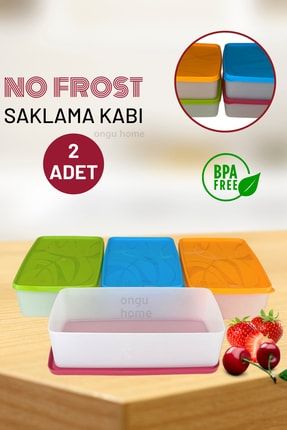 2'li Alaska No Frost Saklama Kabı (2 Litre) Ongu151y