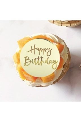 Cake Topper Parti Malzemeleri Kurabiye Cupcake Muffin Pasta Süsü Doğum Günü Süsü - Happy Birthday EGDGKekSüsü