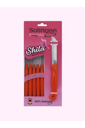 Solingen Meyve Bıçağı Turuncu Renkli SKO6