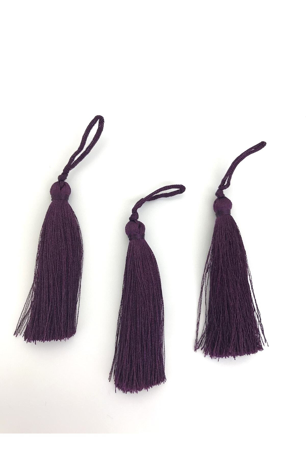 Hobigram Patlıcan Mor Püskül 7 Cm 5 Adet – Diğer Parti Malzemeleri, Şık Tasarım, Kadın Aksesuarı – Diğer Par