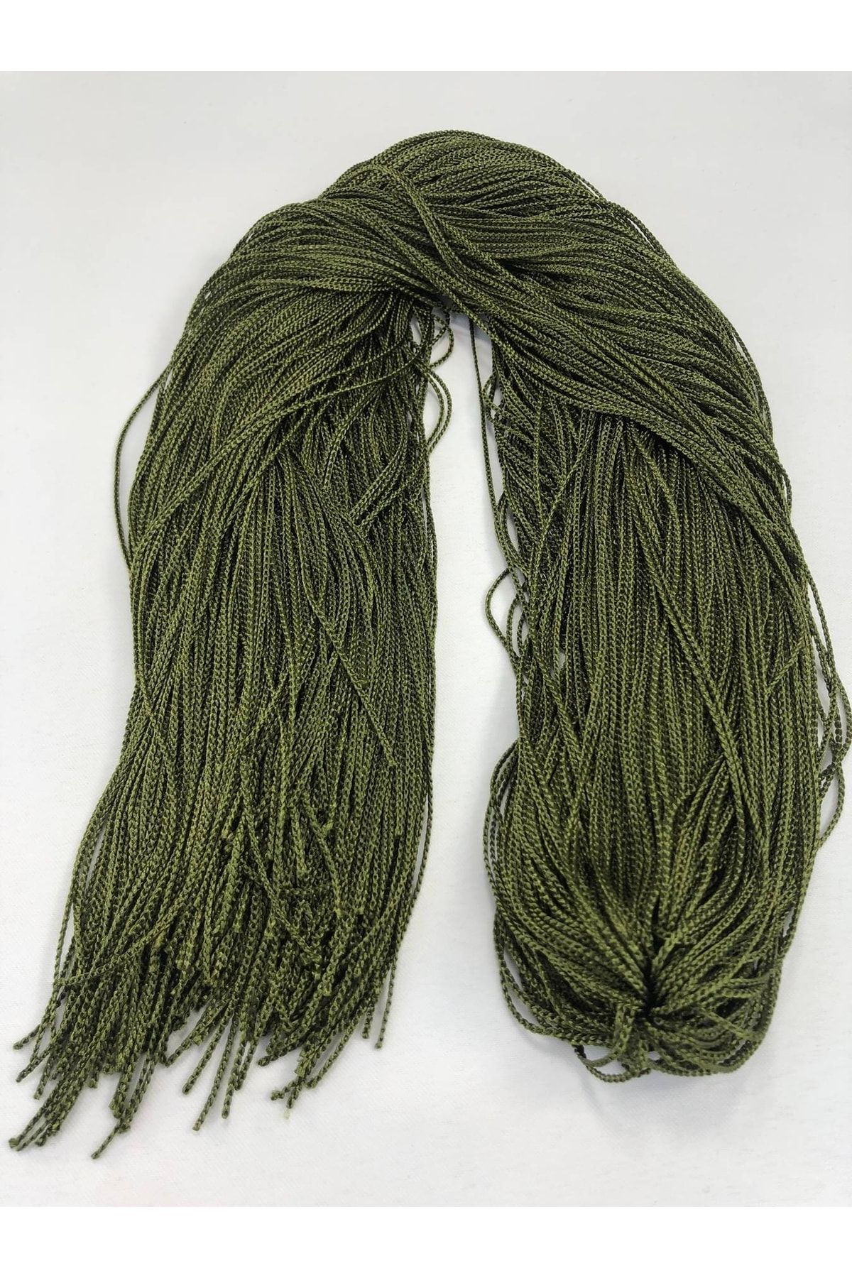 Hobigram Ciciuc Decorativ Verde Kaki 80 Cm – Panglică Decorativă, Design Elegant, Accesoriu Femei – Panglică Decorativă - One Size