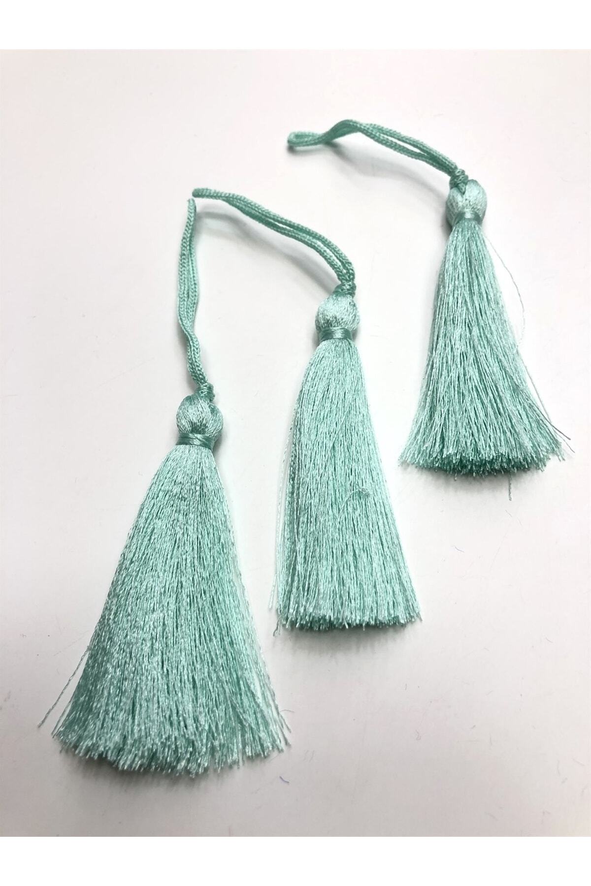 Hobigram Su Yeşili Tekli Püskül 7 Cm 5 Adet – Diğer Parti Malzemeleri, Şık Tasarım, Kadın Aksesuarı – Diğer