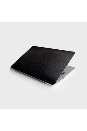 Laptop Sticker Bilgisayar Notebook Pc Kaplama Etiketi 3d Altıgen Karbon LNS-516