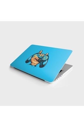 Laptop Sticker Bilgisayar Notebook Pc Kaplama Etiketi Gamer Oyun Kolu Mavi LNS-550