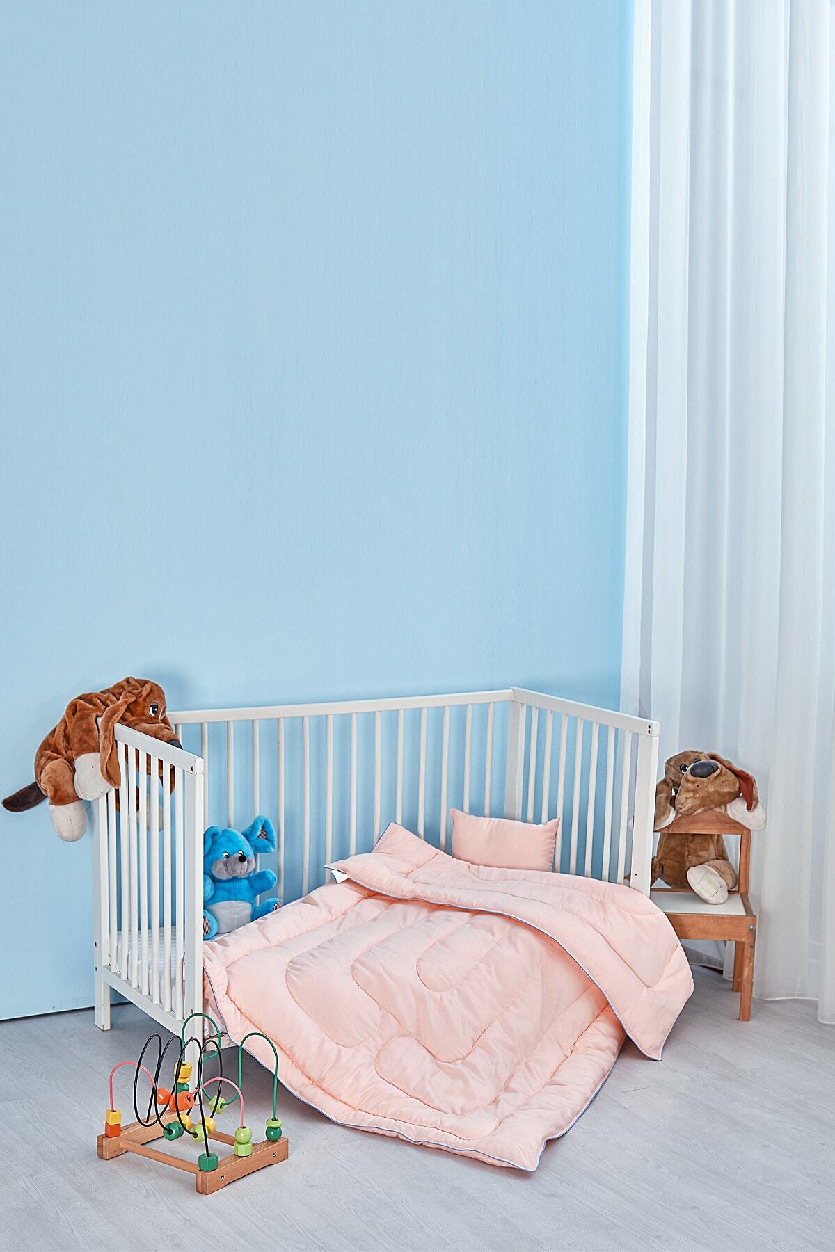 Otello Yorgan Bebe Microjel Pamuk Kılıflı - 100*150cm fotoğrafı 2 (önizleme)
