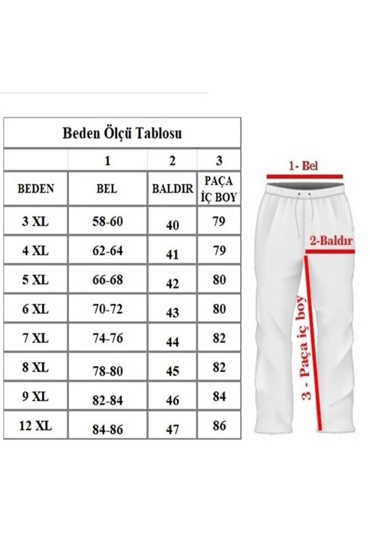 FaLa Jeans Büyük Beden Lastikli Keten Pantolon 97176 Lacivert görsel 4